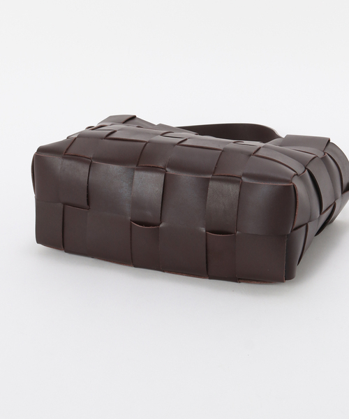 FRAMeWORK(フレームワーク)の「ST. AGNI/セントアグニ ワイドイントレチャード ワンショル(クラッチバッグ・レディース・ブラウン/ブラック・FREE)」の11枚目の写真