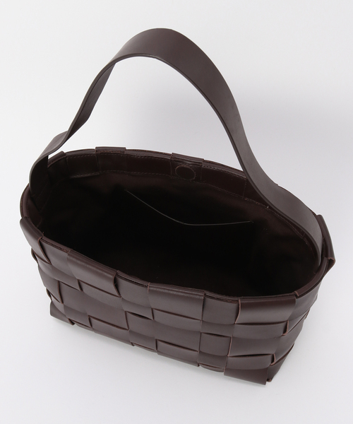 FRAMeWORK(フレームワーク)の「ST. AGNI/セントアグニ ワイドイントレチャード ワンショル(クラッチバッグ・レディース・ブラウン/ブラック・FREE)」の12枚目の写真