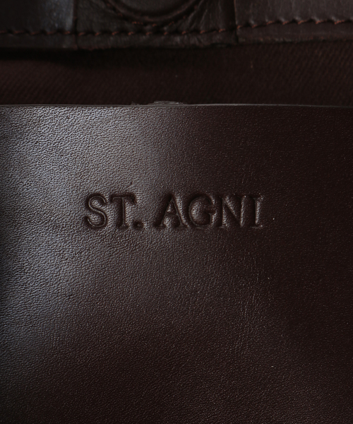 FRAMeWORK(フレームワーク)の「ST. AGNI/セントアグニ ワイドイントレチャード ワンショル(クラッチバッグ・レディース・ブラウン/ブラック・FREE)」の15枚目の写真