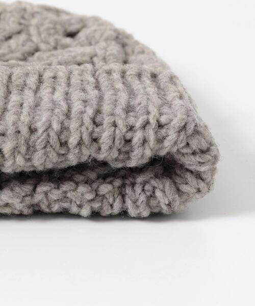 かぐれ（カグレ）の「ペルーアランワッチキャップ（ニットキャップ/ビーニー・レディース・グレー/ブラック系その他・FREE）」の5枚目の写真