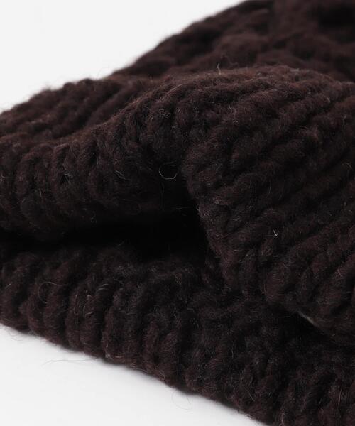 かぐれ（カグレ）の「ペルーアランワッチキャップ（ニットキャップ/ビーニー・レディース・グレー/ブラック系その他・FREE）」の9枚目の写真