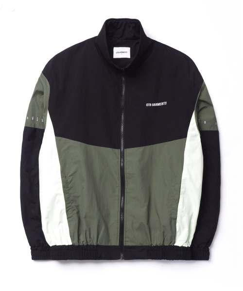 QT8 GARMENTS(キューティーエイトガーメント)の「MF オールドトラックジャケット(カキ)(ナイロンジャケット・レディース・その他・MEDIUM/X-LARGE/LARGE)」の2枚目の写真