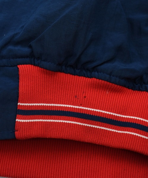 STARTER（スターター）の「【USED】90’s STARTER “Indiana” ナイロン アワードジャケット USA製（スタジャン・メンズ・ネイビー・LARGE）」の5枚目の写真