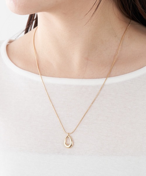 PAPILLONNER（パピヨネ）の「オーバルスライド2WAYネックレス（ネックレス・レディース・シルバー/ゴールド・FREE）」の12枚目の写真