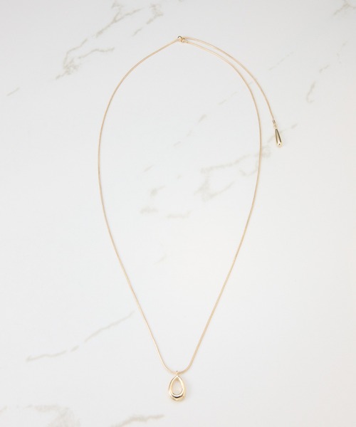 PAPILLONNER（パピヨネ）の「オーバルスライド2WAYネックレス（ネックレス・レディース・シルバー/ゴールド・FREE）」の14枚目の写真