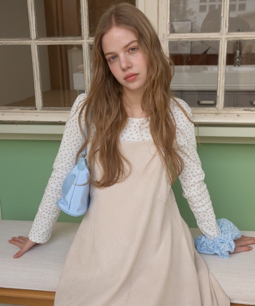 Birthday room（バースデイルーム）の「スエードポンチチュニック/Suede punch tunic（チュニック・レディース・アイボリー/ブラック・FREE）」の5枚目の写真