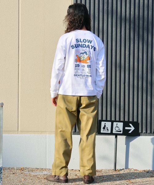 KRIFF MAYER(クリフメイヤー)の「【本体綿100%】ジェントルニキロンT(飛行機)(Tシャツ/カットソー・メンズ・オフホワイト/チャコール/オレンジ/ミント・MEDIUM/LARGE/X-LARGE)」の8枚目の写真