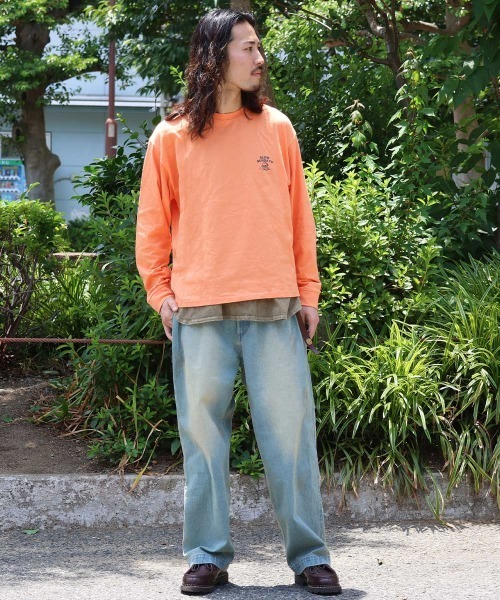 KRIFF MAYER(クリフメイヤー)の「【本体綿100%】ジェントルニキロンT(飛行機)(Tシャツ/カットソー・メンズ・オフホワイト/チャコール/オレンジ/ミント・MEDIUM/LARGE/X-LARGE)」の9枚目の写真