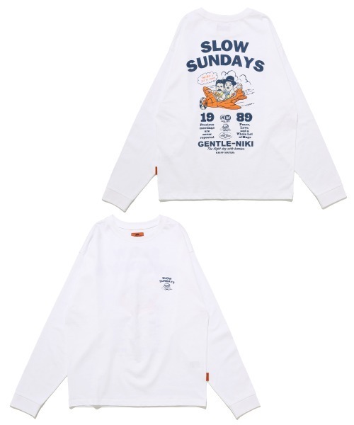 KRIFF MAYER(クリフメイヤー)の「【本体綿100%】ジェントルニキロンT(飛行機)(Tシャツ/カットソー・メンズ・オフホワイト/チャコール/オレンジ/ミント・MEDIUM/LARGE/X-LARGE)」の21枚目の写真