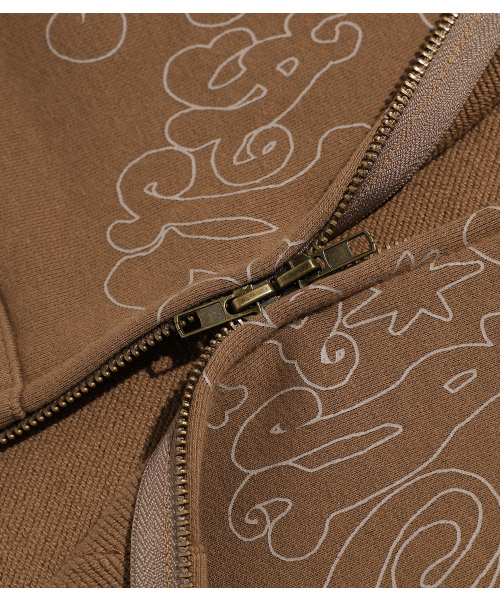 NICE GHOST CLUB(ナイスゴーストクラブ)の「DARK FANTASY FUR HOODIE ZIP UP_BROWN(NG2FFUM491A)(パーカー・レディース・ブラウン・SMALL/MEDIUM/LARGE)」の6枚目の写真
