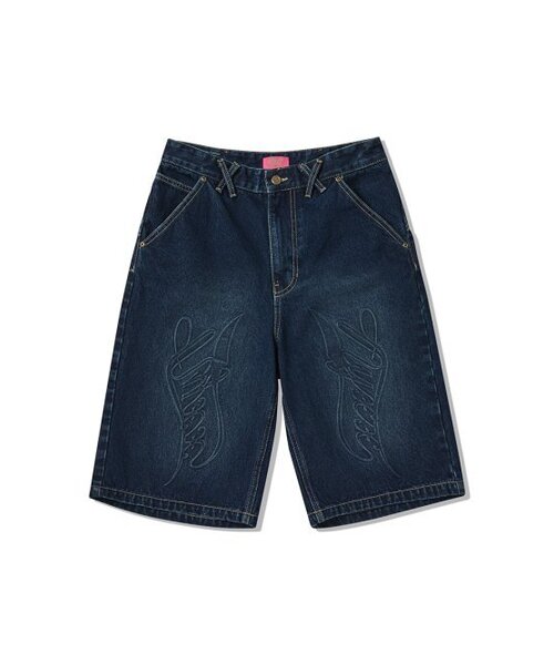 NYXX(エヌワイエックスエックス)の「EMBOSSED DENIM HALF PANTS INDIGO(その他パンツ・レディース・その他・SMALL/MEDIUM)」の2枚目の写真