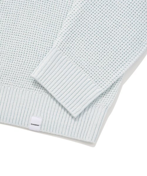 COVERNAT(カバーナット)の「オープンカラー ニット スカイブルー(ニット/セーター・レディース・その他・LARGE/MEDIUM/SMALL/X-LARGE)」の5枚目の写真