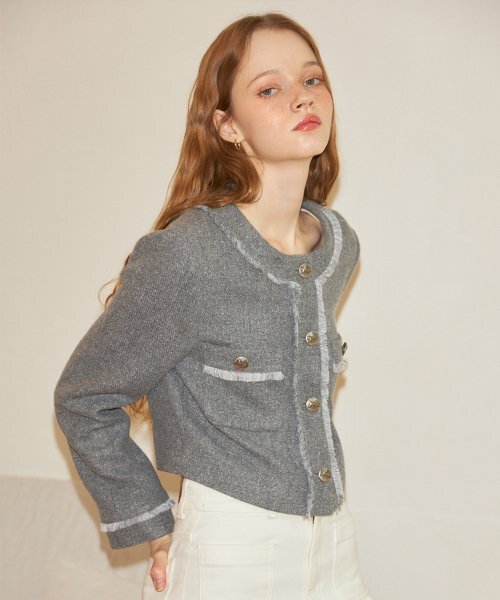 SALON DE YOHN(サロンドヨーン)の「Classic Wool Jacket_ Gray(その他アウター・レディース・その他・MEDIUM)」の2枚目の写真