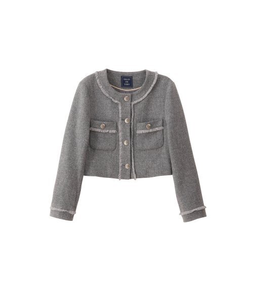 SALON DE YOHN(サロンドヨーン)の「Classic Wool Jacket_ Gray(その他アウター・レディース・その他・MEDIUM)」の4枚目の写真