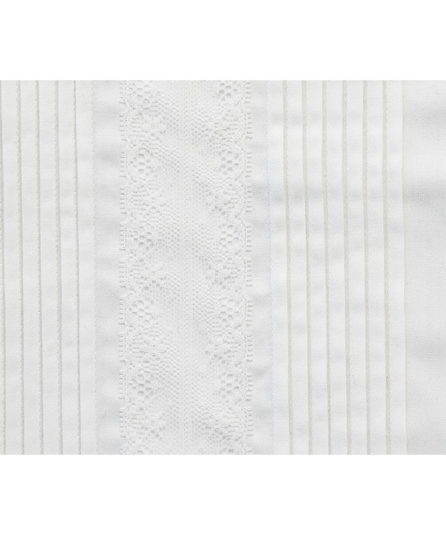 n'OrLABEL（ノアールレーベル）の「『ピンタックレーススタンドカラーブラウス』（シャツ/ブラウス・レディース・ブラック/オフホワイト・2/1）」の5枚目の写真