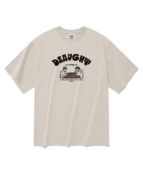 RADINEO(ラディネオ)の「チェスゲーム半袖Tシャツベージュ(Tシャツ/カットソー・メンズ・その他・LARGE/MEDIUM/SMALL/X-LARGE)」の1枚目の写真