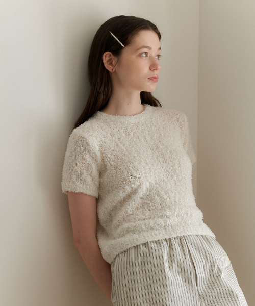 YUPPE(ヨッペ)の「NAVI COLOR KNIT_IVORY(ニット/セーター・レディース・その他・FREE)」の7枚目の写真