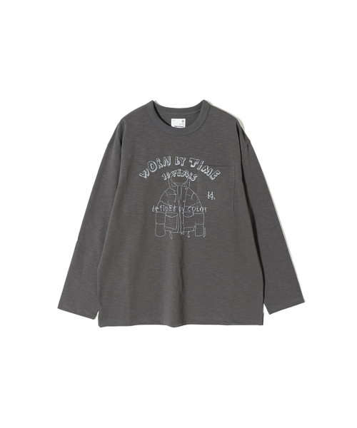 HORLISUN(ホーリーサン)の「Lawrence Slub Graphic Pocket T-shirt Charcoal(Tシャツ/カットソー・メンズ・その他・SMALL/MEDIUM/LARGE)」の5枚目の写真