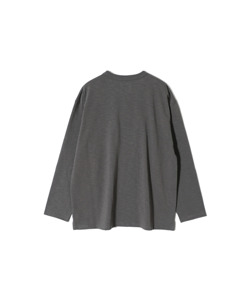HORLISUN(ホーリーサン)の「Lawrence Slub Graphic Pocket T-shirt Charcoal(Tシャツ/カットソー・メンズ・その他・SMALL/MEDIUM/LARGE)」の6枚目の写真