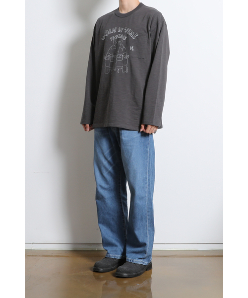 HORLISUN(ホーリーサン)の「Lawrence Slub Graphic Pocket T-shirt Charcoal(Tシャツ/カットソー・メンズ・その他・SMALL/MEDIUM/LARGE)」の10枚目の写真