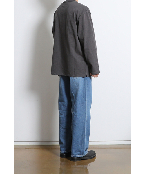 HORLISUN(ホーリーサン)の「Lawrence Slub Graphic Pocket T-shirt Charcoal(Tシャツ/カットソー・メンズ・その他・SMALL/MEDIUM/LARGE)」の3枚目の写真