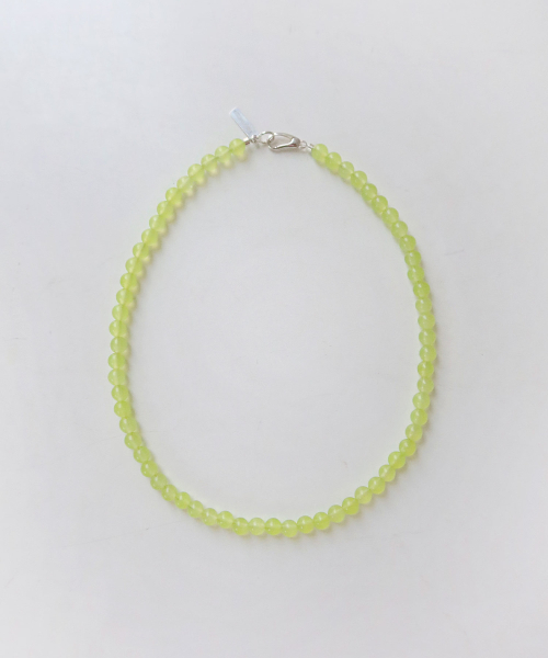 925silver Candy Gemstone Necklace - Green