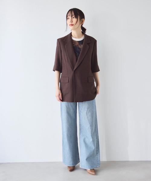 SEVEN TWELVE THIRTY(セヴントゥエルヴサーティー)の「スティレットヒールレザーパンチングパンプス(パンプス・レディース・ブラック系その他/ブラック/ネイビー/ホワイト/ブラウン・22cm/22.5cm/23cm/23.5cm/24cm/24.5cm)」の11枚目の写真