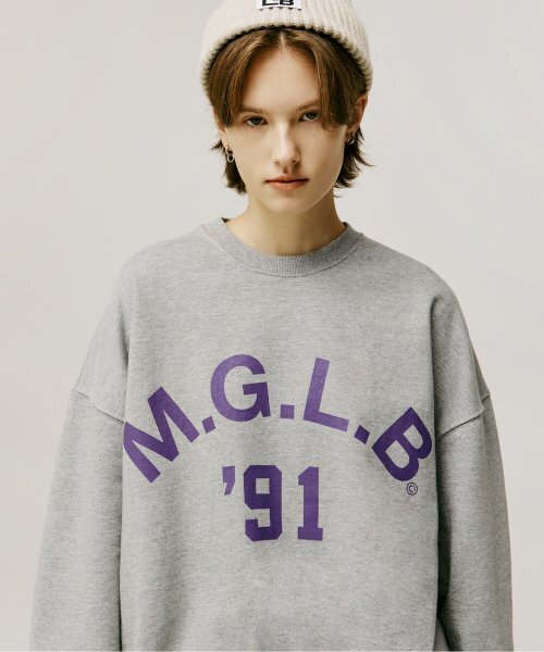 MATCHGLOBE（マッチグローブ）の「MGLB 91 プリンティングスウェットシャツ（メランジグレー）（スウェット・レディース・その他・FREE）」の2枚目の写真
