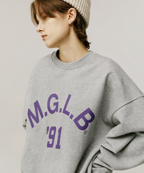 MATCHGLOBE（マッチグローブ）の「MGLB 91 プリンティングスウェットシャツ（メランジグレー）（スウェット・レディース・その他・FREE）」の3枚目の写真