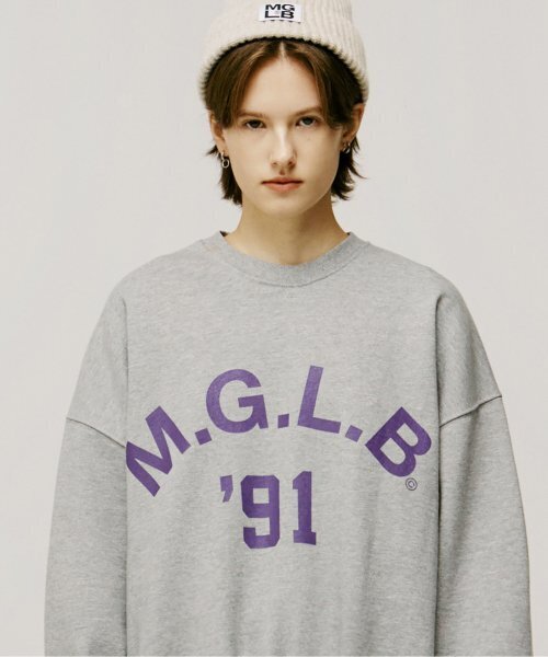 MATCHGLOBE（マッチグローブ）の「MGLB 91 プリンティングスウェットシャツ（メランジグレー）（スウェット・レディース・その他・FREE）」の5枚目の写真