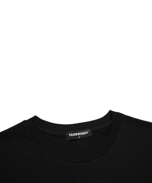 VANNWORKS(バンワークス)の「アーチロゴ半袖Tシャツ (VS0020) ブラック_ホワイト(Tシャツ/カットソー・レディース・その他・MEDIUM/SMALL/X-LARGE/XX-LARGE/LARGE)」の2枚目の写真