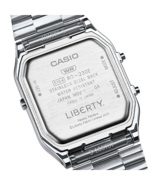 CASIO（カシオ）の「LIBERTY.コラボレーションモデル / AQ-230ELT-7AJR（アナログ腕時計・メンズ・シルバー・FREE）」の7枚目の写真