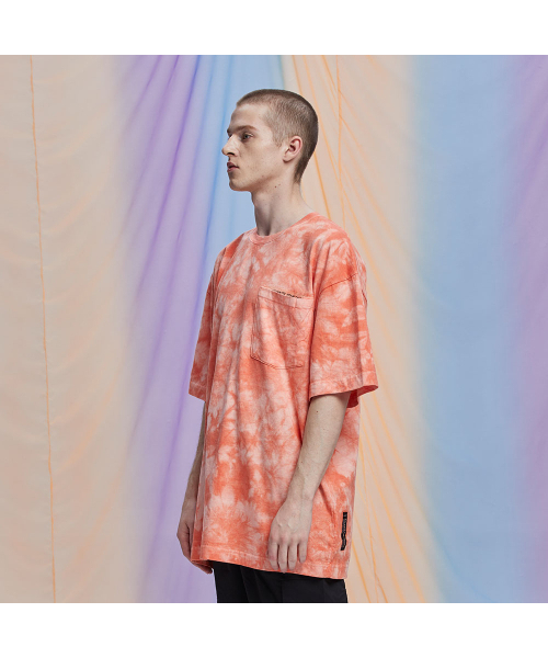 BALANT(バラント)の「マーブルリングミニロゴポケットTシャツ - オレンジ(Tシャツ/カットソー・メンズ・その他・LARGE/MEDIUM)」の2枚目の写真