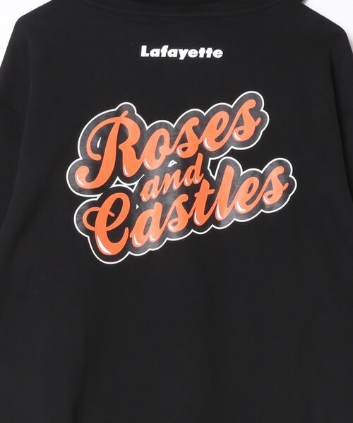 LFYT（エルエフワイティー）の「LFYT x ROSES AND CASTLES エルエフワイティー ラファイエット [Lafayette] - プルオーバーパーカー [BEAUTIFUL VISIONS HOODIE LE250505]（パーカー・メンズ・ブラック・X-LARGE/LARGE/MEDIUM）」の5枚目の写真