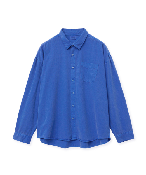 STENDS（ステンズ）の「[M~4XL] ピグメントウォッシングシャツ_ディープブルー（シャツ/ブラウス・メンズ・その他・X-LARGE/XX-LARGE/XXX-LARGE/XXXX-LARGE/MEDIUM/LARGE）」の9枚目の写真