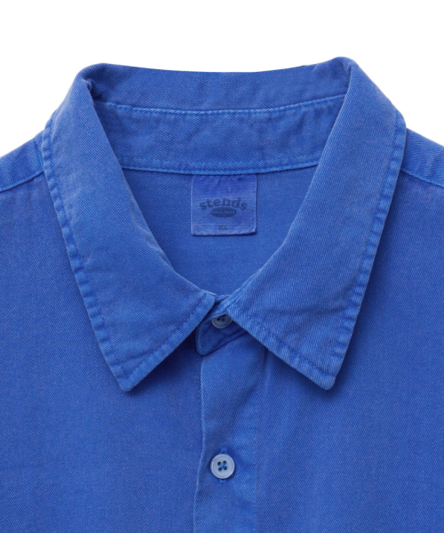 STENDS（ステンズ）の「[M~4XL] ピグメントウォッシングシャツ_ディープブルー（シャツ/ブラウス・メンズ・その他・X-LARGE/XX-LARGE/XXX-LARGE/XXXX-LARGE/MEDIUM/LARGE）」の11枚目の写真
