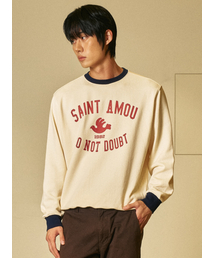 AMOU（アモウ）の「Saint Amou Ringer Sweat Shirts CREAM（スウェット）」