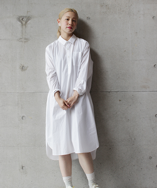Note Et Silence ノートエシロンス の Cotton シャツワンピース ワンピース Wear