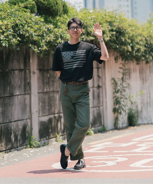 KANEITEI(カネイテイ)の「星条旗柄半袖シャツ(ブラック)(Tシャツ/カットソー・レディース・ブラック・MEDIUM/LARGE/X-LARGE)」の18枚目の写真