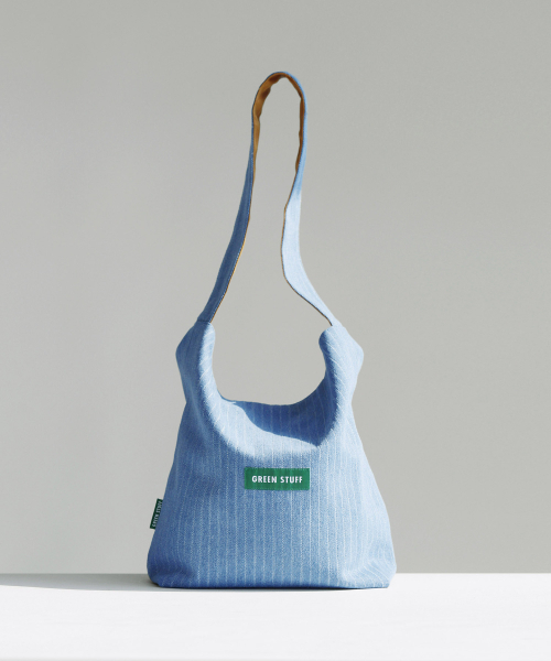 GREEN STUFF(グリーンスタッフ)の「seem full bag 62 - denim light blue(エコバッグ/サブバッグ・レディース・その他・FREE)」の1枚目の写真