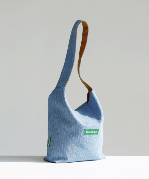 GREEN STUFF(グリーンスタッフ)の「seem full bag 62 - denim light blue(エコバッグ/サブバッグ・レディース・その他・FREE)」の2枚目の写真