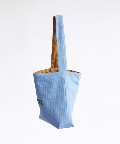 GREEN STUFF(グリーンスタッフ)の「seem full bag 62 - denim light blue(エコバッグ/サブバッグ・レディース・その他・FREE)」の8枚目の写真