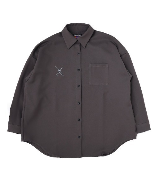 RADIO EVA（ラヂオエヴァ）の「RADIO EVA A312 Longinus SHIRT（シャツ/ブラウス・メンズ・ブラック/オリーブ/カーキ・FREE）」の3枚目の写真