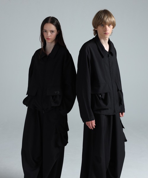 Y-3(ワイスリー)の「Y-3 SPORT UNIFORM BLOUSON(ブルゾン・メンズ・ブラック・SMALL/X-SMALL)」の1枚目の写真