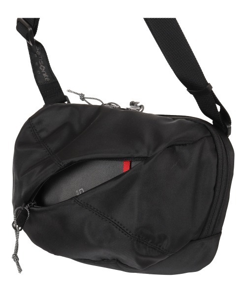 Samsonite Red（サムソナイトレッド）の「【SAMSONITE RED/サムソナイトレッド】 SAC'S BAR別注 バイアスジャック4D SLING BODY BAG S（ボディバッグ/ウエストポーチ・メンズ・ブラック・FREE）」の11枚目の写真