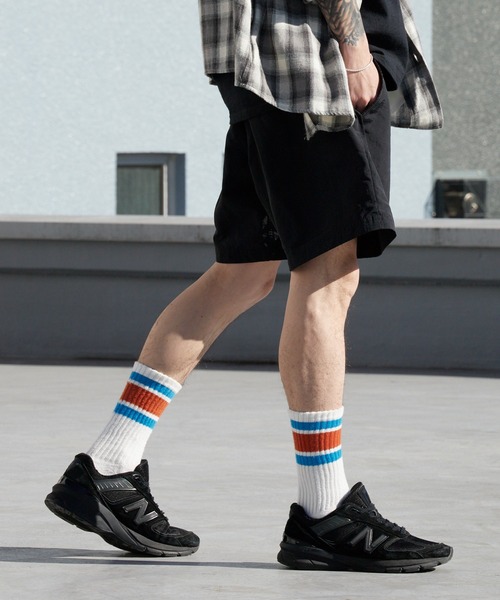 PLEASURES（プレジャー）の「PLEASURES/プレジャーズ リップストップナイロン アクティブショーツ 2026年春夏（その他パンツ・メンズ・ブラック・M/L）」の2枚目の写真