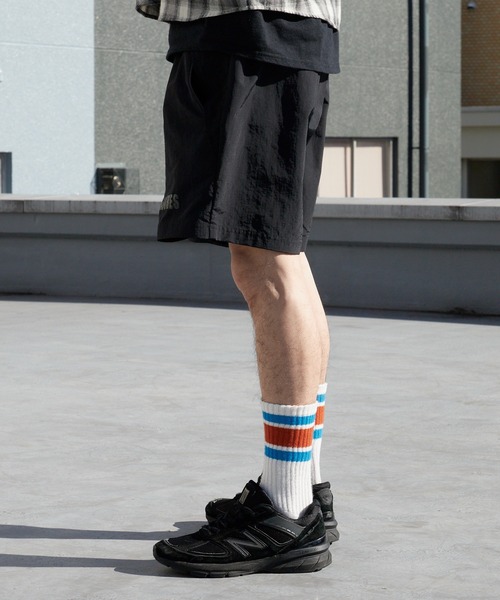 PLEASURES（プレジャー）の「PLEASURES/プレジャーズ リップストップナイロン アクティブショーツ 2026年春夏（その他パンツ・メンズ・ブラック・M/L）」の12枚目の写真