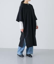 かぐれ（カグレ）の「ウールカットパイピングワンピース（ワンピース