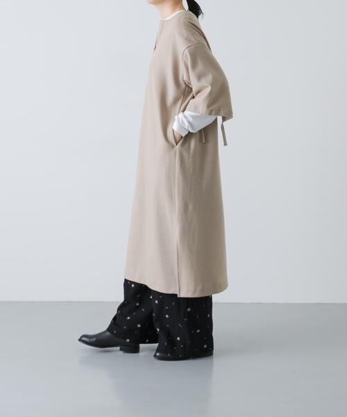 かぐれ（カグレ）の「ウールオーバーワンピース（ワンピース・レディース・ベージュ/ブラック・FREE）」の18枚目の写真