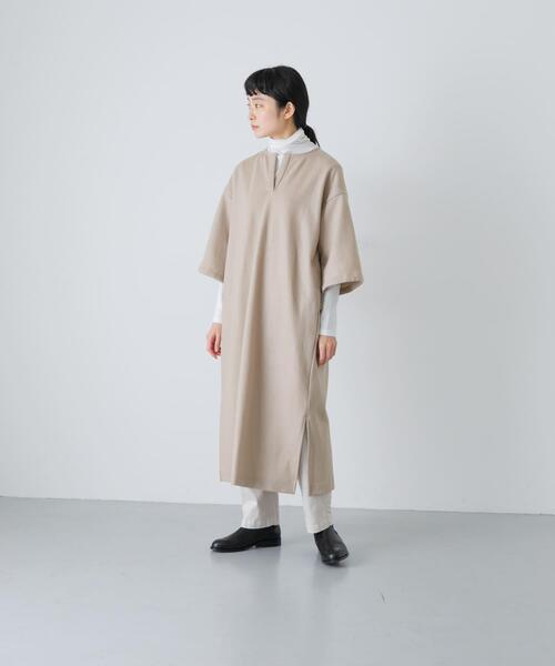 かぐれ（カグレ）の「ウールオーバーワンピース（ワンピース・レディース・ベージュ/ブラック・FREE）」の20枚目の写真